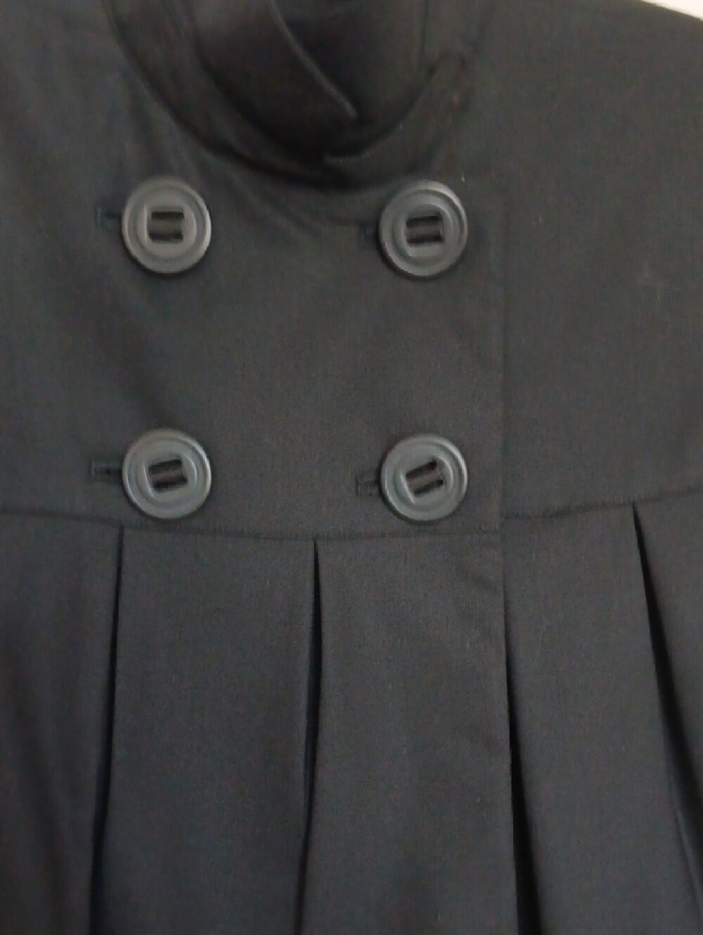 Laundry by Design Black Double-Breasted Women's HighStyled Jacket.Size 4.Vintage - Picture 3 of 11